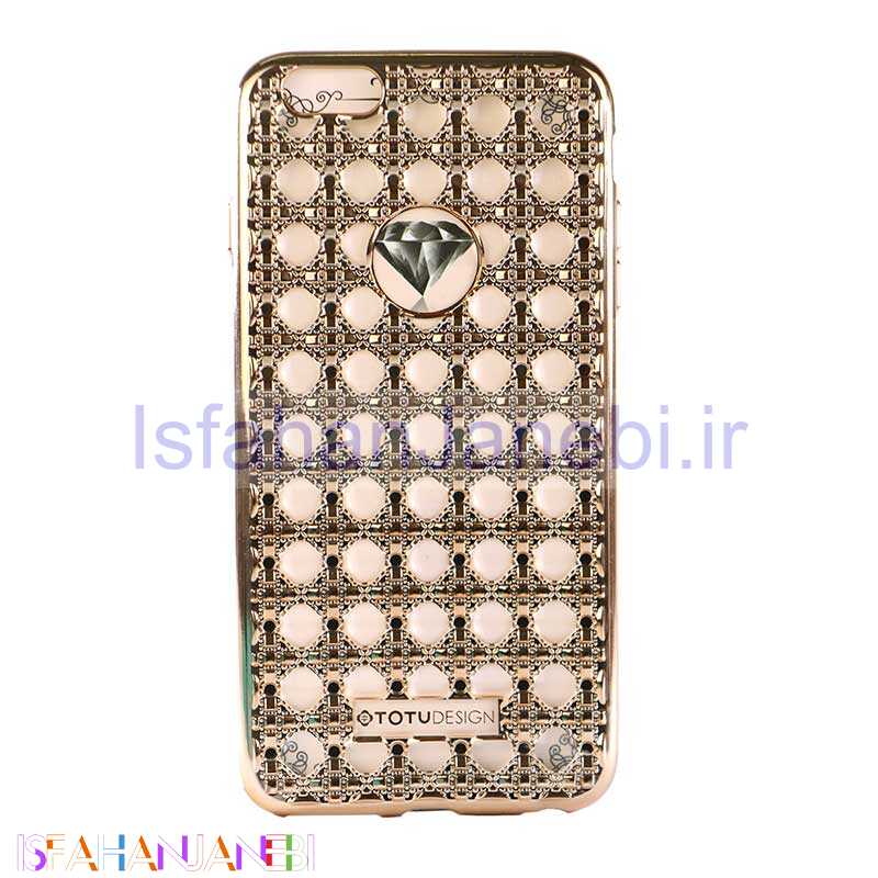 اصفهان جانبی-قاب ژله ای Totu 3D آیفون iPhone 6/6s طلایی