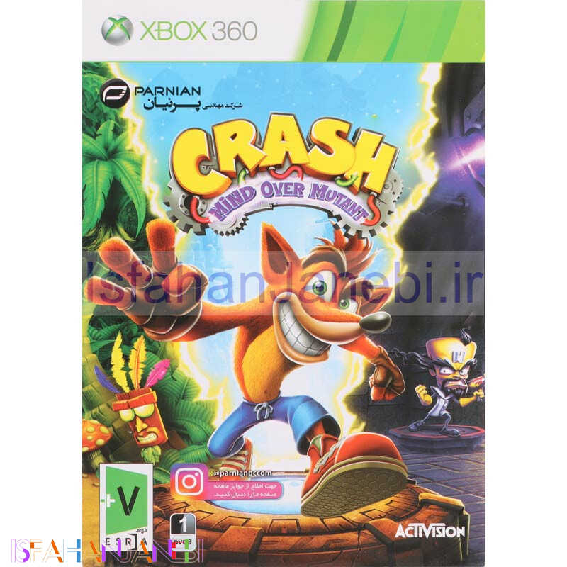 اصفهان جانبی-Crash Mind Over Mutant XBOX 360 پرنیان