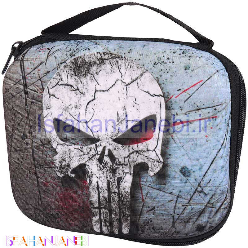 اصفهان جانبی-کیف دسته بازی دوبل طرح Punisher کد 5