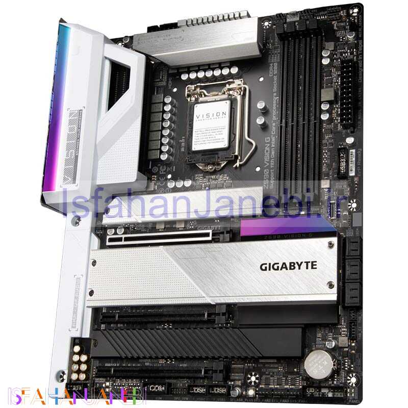 اصفهان جانبی-مادربرد گیگابایت Z590 VISION G rev. 1.0 DDR4
