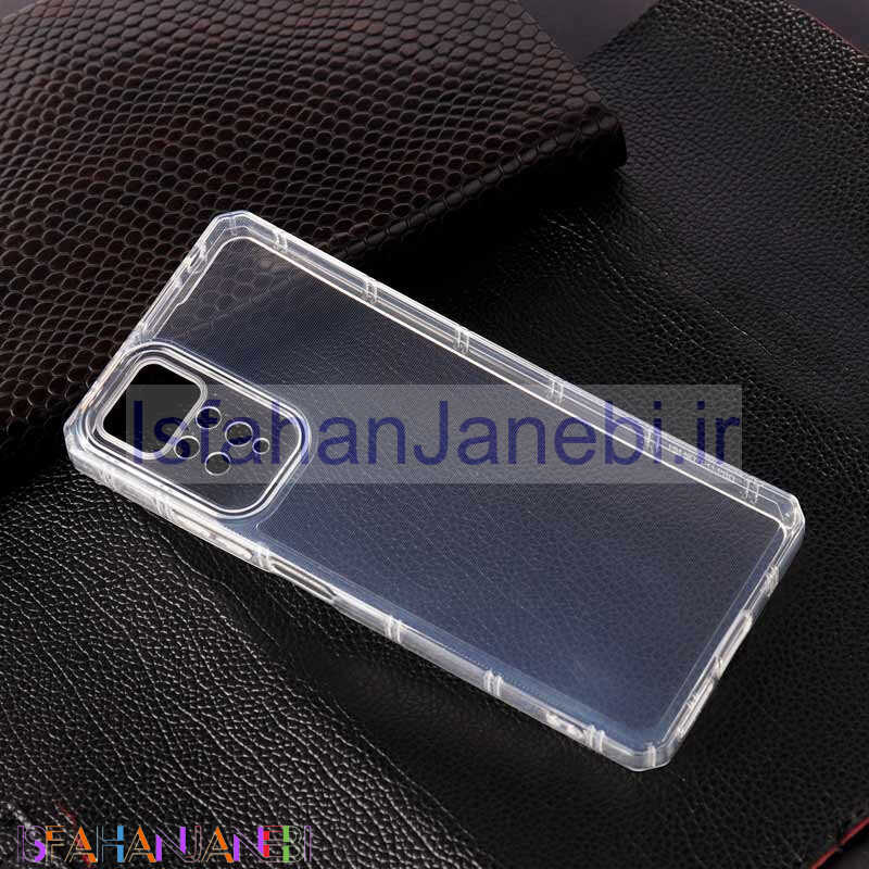 اصفهان جانبی-قاب ژله ای ضربه گیر بی رنگ محافظ لنزدار Xiaomi Redmi Note 11 Pro سری M