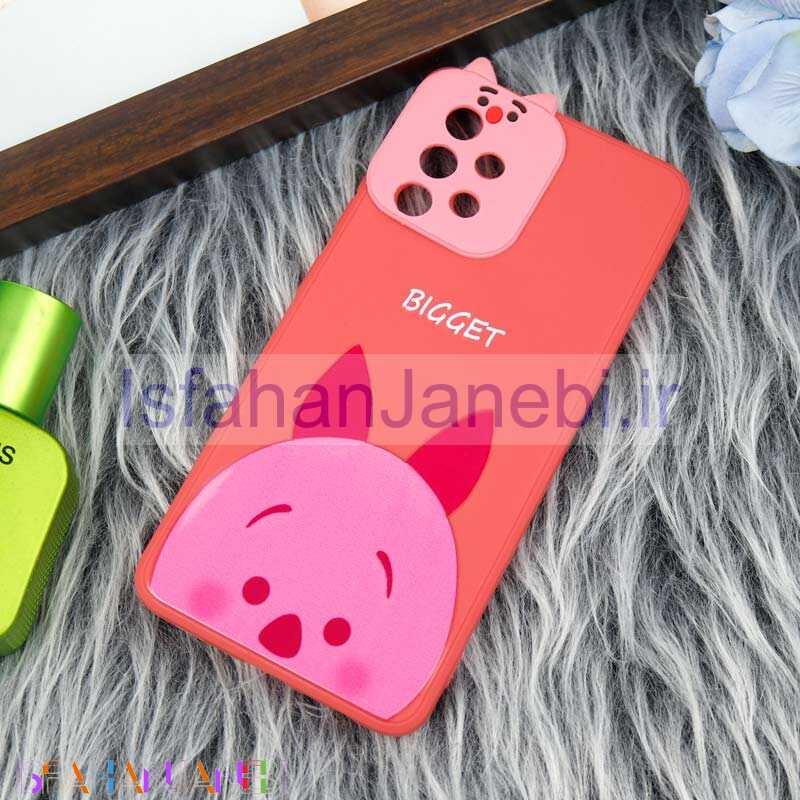 اصفهان جانبی-قاب سیلیکونی عروسکی محافظ لنزدار طرح Bigget سامسونگ Samsung A32 4G