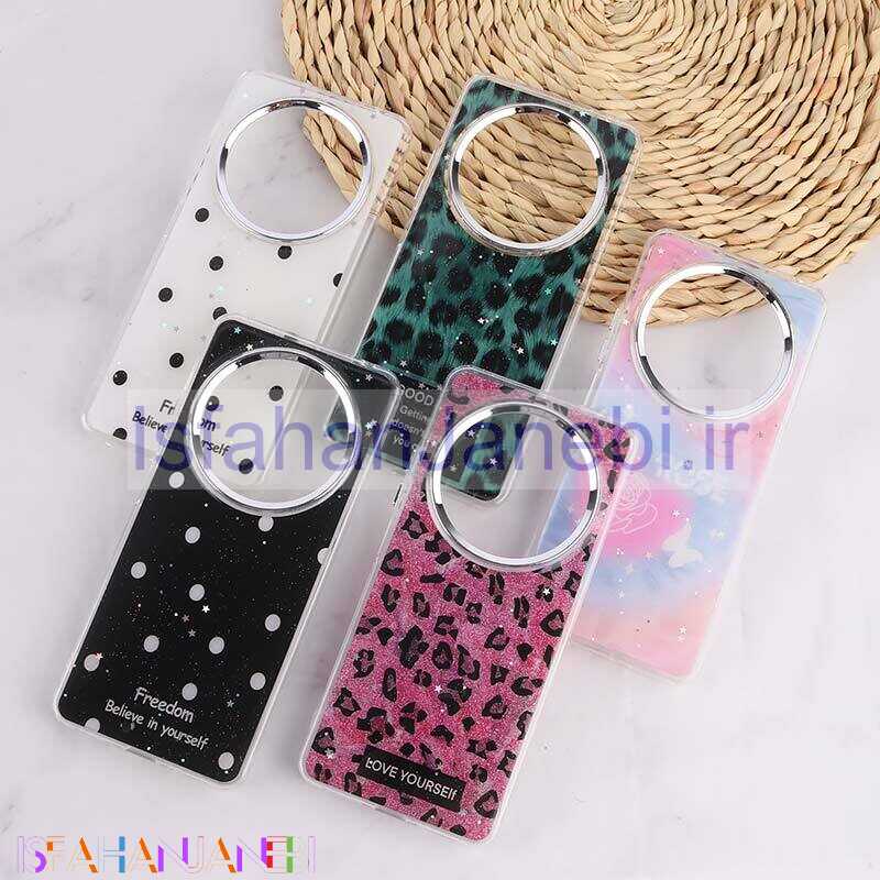 اصفهان جانبی-قاب رزینی شیائومی Redmi 14C / Poco C75 طرح دار دور محافظ متال