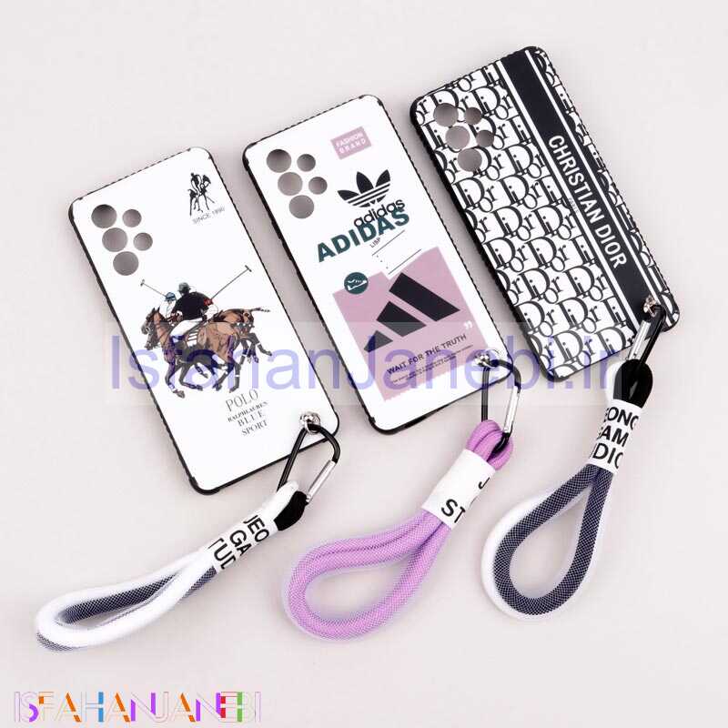 اصفهان جانبی-قاب طرحدار محافظ لنزدار + بند آویز لنیارد Samsung Galaxy A53 5G