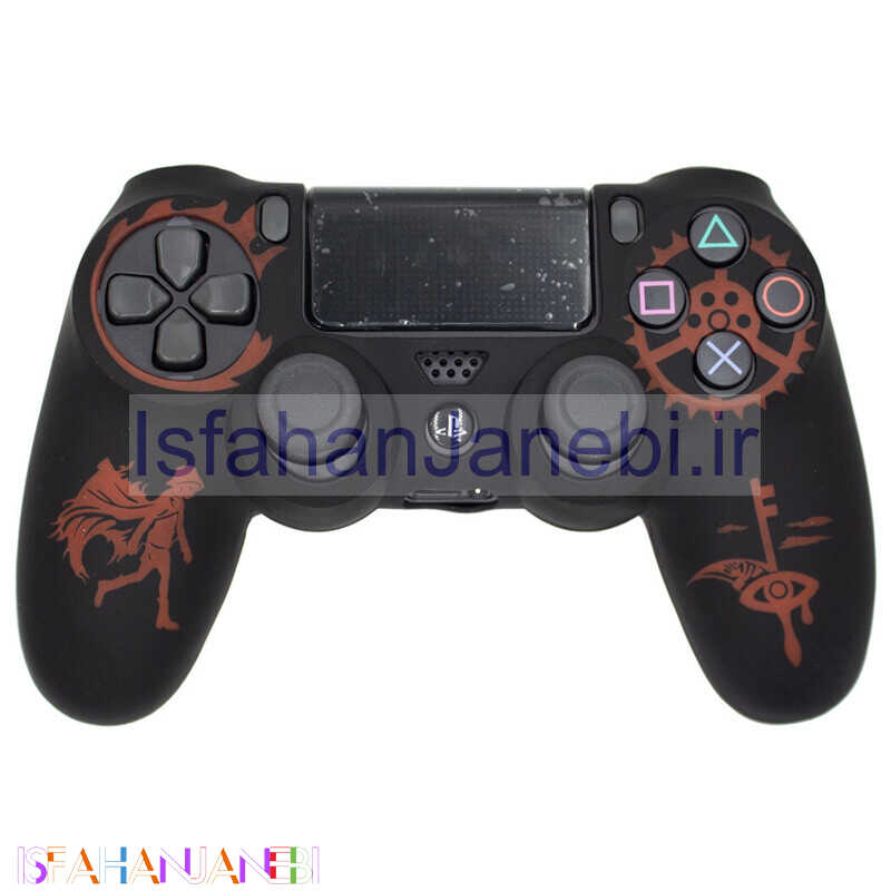 اصفهان جانبی-روکش دسته بازی PS4 طرح Genshin Impact مشکی قرمز