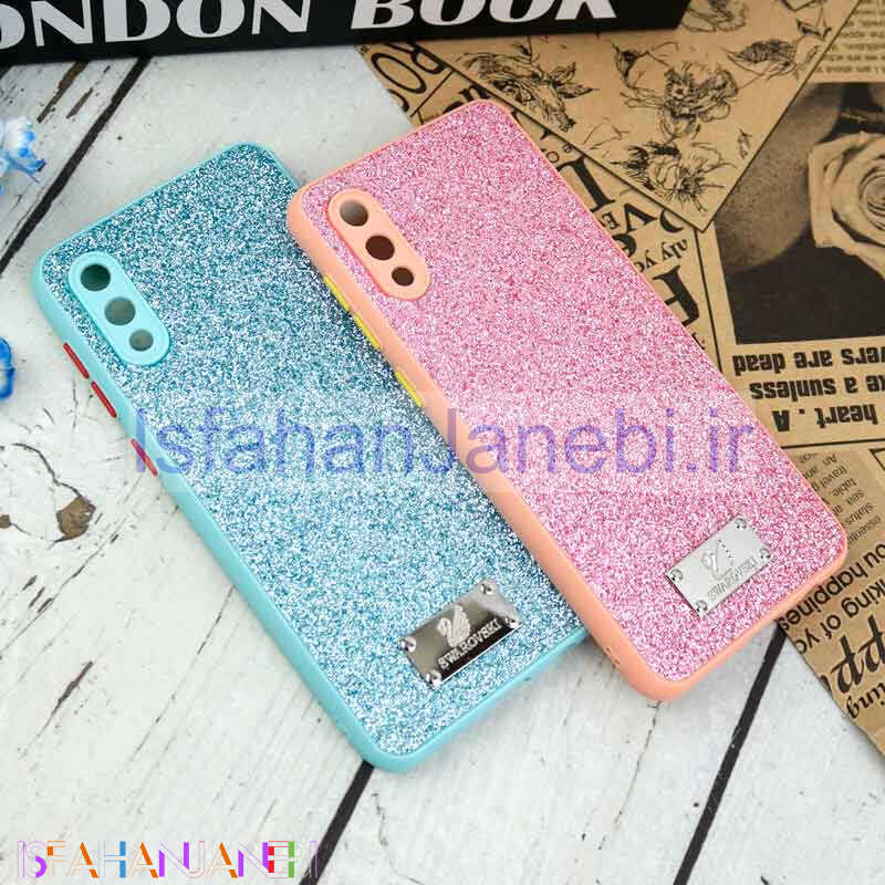 اصفهان جانبی-قاب شاینی Swarovski محافظ لنزدار Samsung Galaxy A02