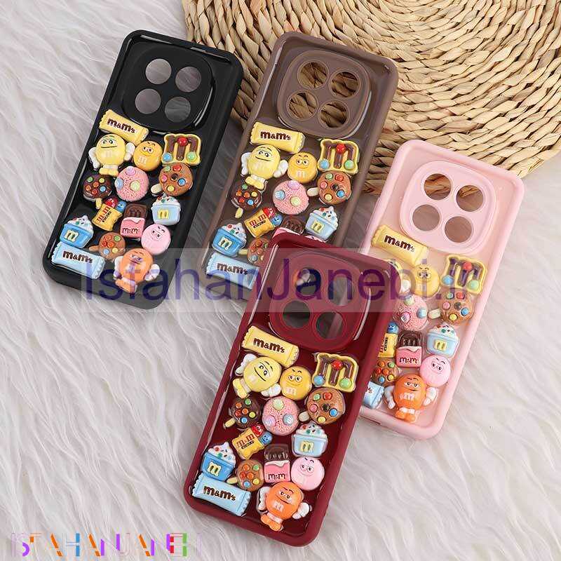 اصفهان جانبی-قاب سولید شیائومی Redmi Note 14 Pro Plus 5G عروسکی براق محافظ لنزدار