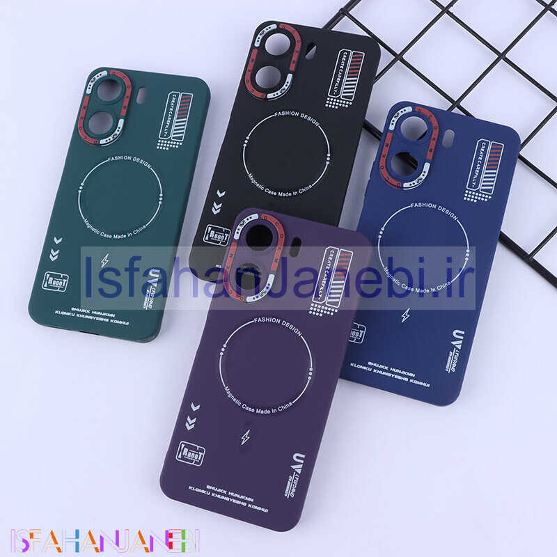 اصفهان جانبی-قاب ژله ای Dcokm شیائومی Redmi 13C / Poco C65 طرح مگ سیف محافظ لنزدار