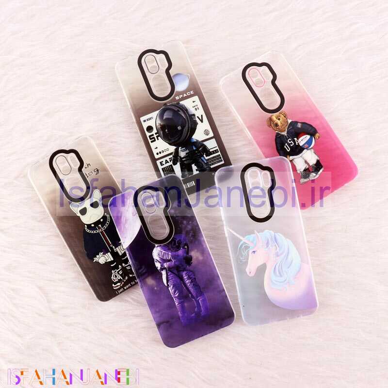 اصفهان جانبی-قاب ژله ای فانتزی محافظ لنزدار Xiaomi Redmi Note 8 Pro