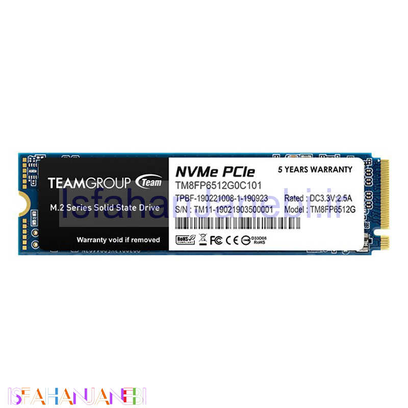اصفهان جانبی-حافظه SSD تیم گروپ TeamGroup MP33 512GB M.2