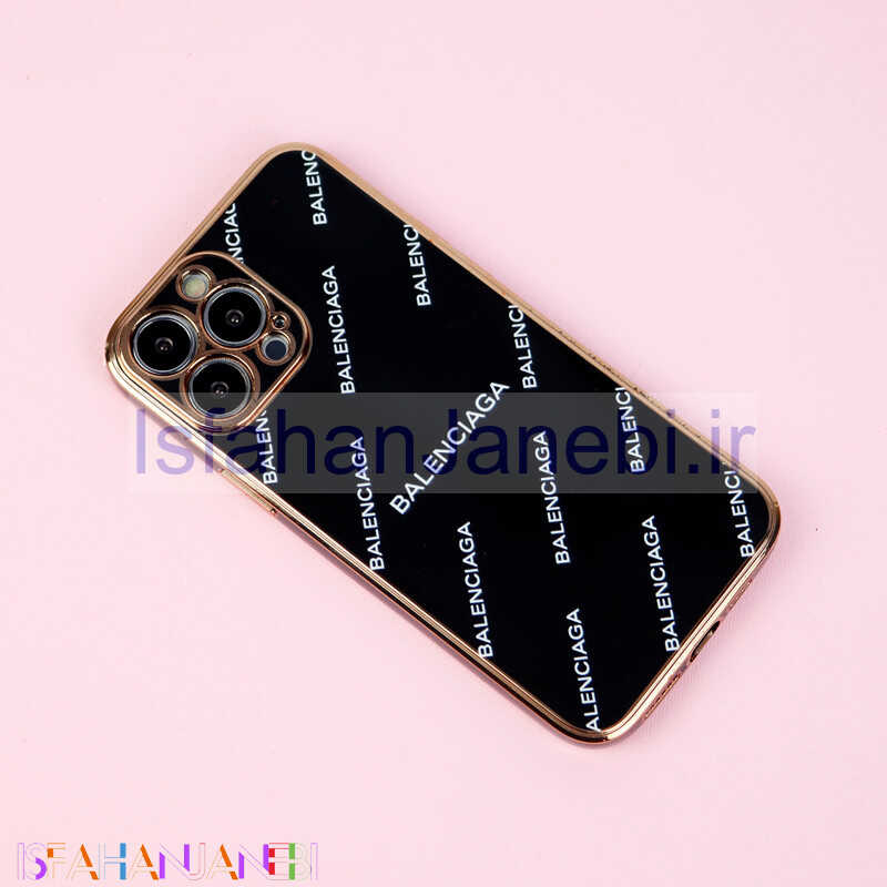 اصفهان جانبی-قاب طرحدار My Case محافظ لنزدار iPhone 13 Pro Max مشکی