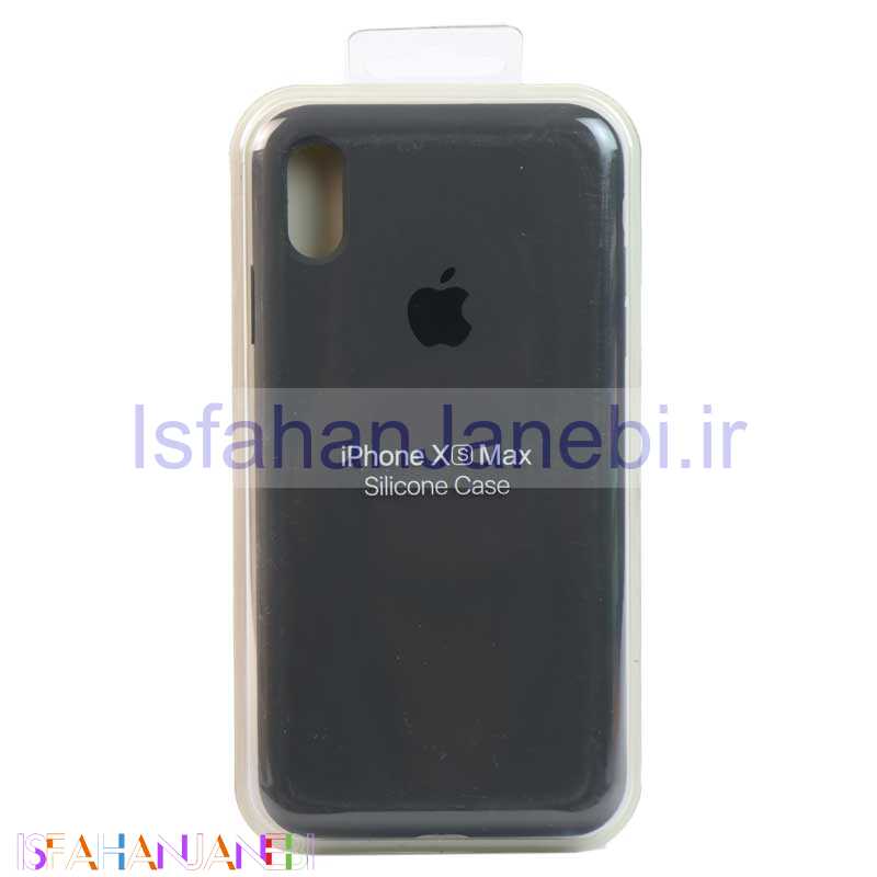 اصفهان جانبی-قاب سیلیکونی iPhone XS Max خاکستری