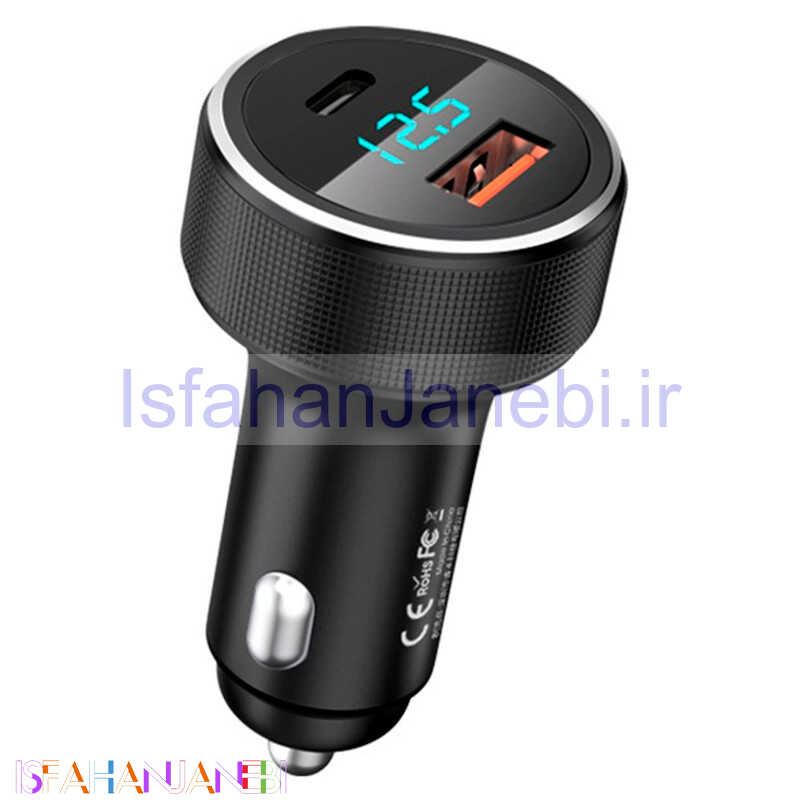 اصفهان جانبی-شارژر فندکی فست شارژ Remax RCC215 QC PD 5A 58.5W