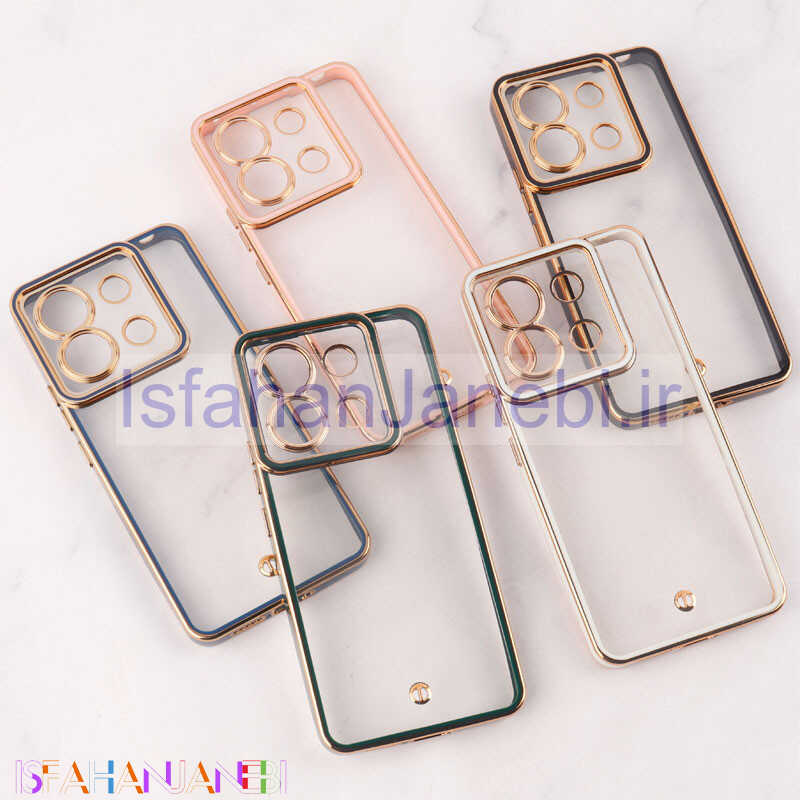 اصفهان جانبی-قاب Space شیائومی Redmi Note 13 Pro 5G دور رنگی محافظ لنزدار