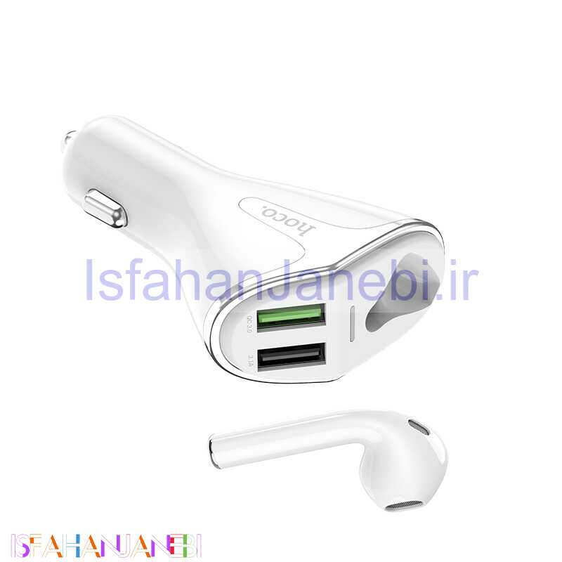 اصفهان جانبی-هندزفری بلوتوثی Hoco E47 + شارژر فندکی(گارانتی 12 ماهه)