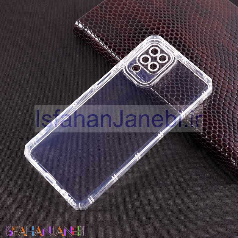 اصفهان جانبی-قاب ژله ای بی رنگ محافظ لنزدار Samsung Galaxy A12