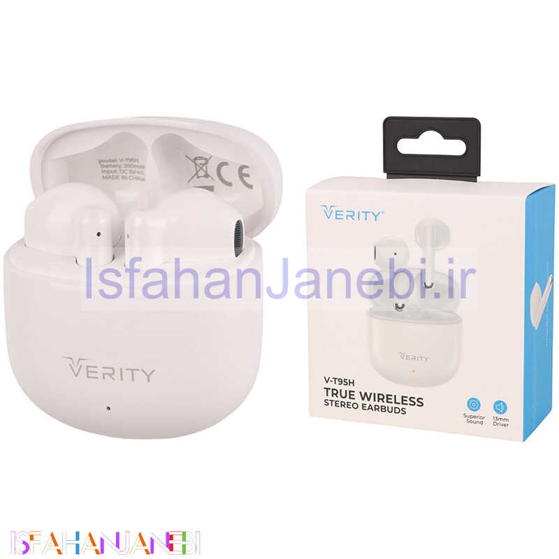 اصفهان جانبی-هندزفری بلوتوث دوتایی Verity V-T95H TWS