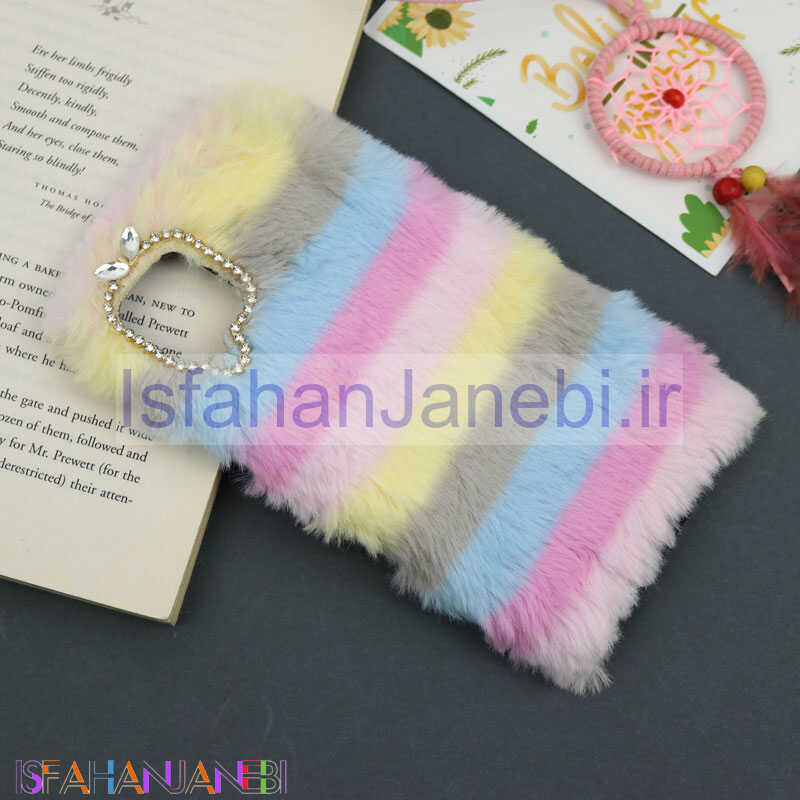 اصفهان جانبی-قاب پشمالو رنگین کمانی Samsung Galaxy A12