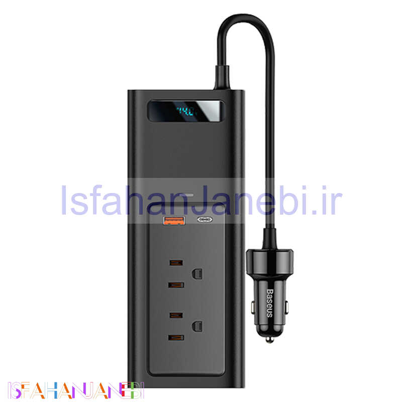 اصفهان جانبی-چند راهی فندکی خودرو Baseus CRNBQ 150W