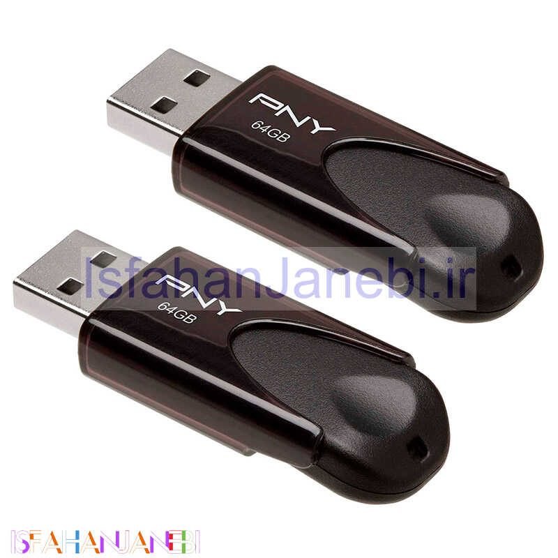 اصفهان جانبی-فلش 64 گیگ پی ان وای PNY Attache 4 بسته 2 عددی