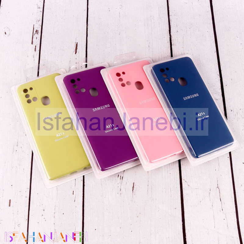 اصفهان جانبی-قاب سیلیکونی اصلی زیربسته سامسونگ Galaxy A21s محافظ لنزدار
