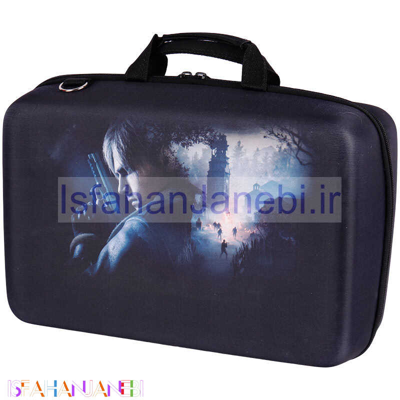 اصفهان جانبی-کیف کنسول بازی PS5 Slim طرح Resident Evil 4