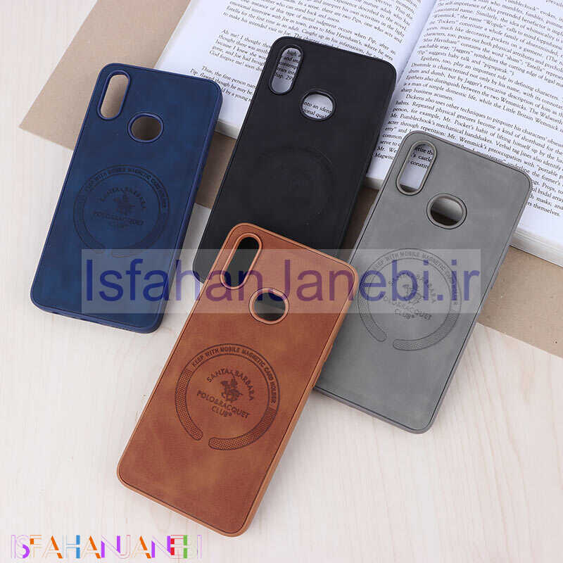 اصفهان جانبی-قاب چرمی Polo & Racquet Club سامسونگ Galaxy A10s طرح مگ سیف