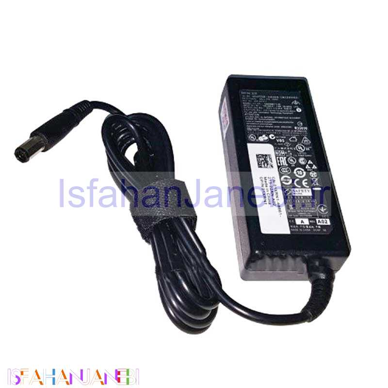 اصفهان جانبی-شارژر لپ تاپ DELL 19.5V 3.34A سر هشت ضلعی