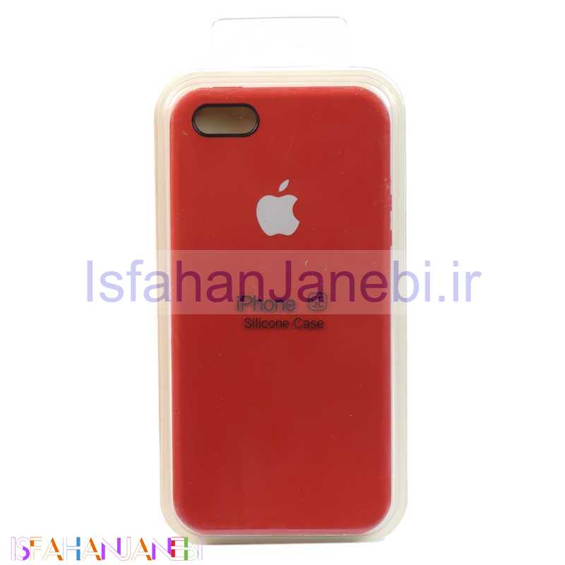 اصفهان جانبی-قاب سیلیکونی iPhone 5 قرمز تیره