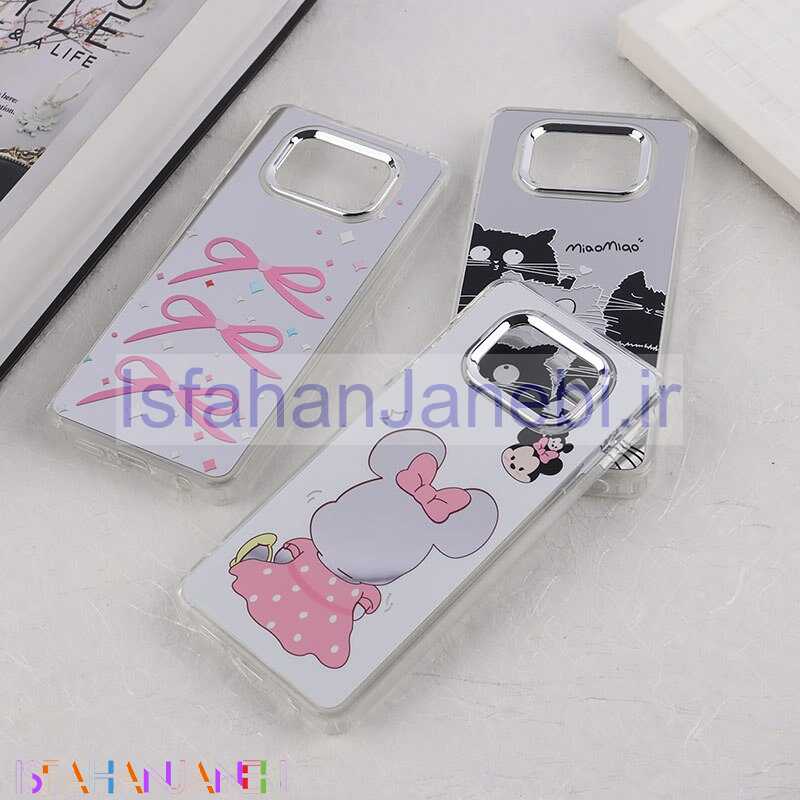 اصفهان جانبی-قاب آینه ای شیائومی Poco X3 / X3 NFC / X3 Pro طرح دار دور محافظ متال