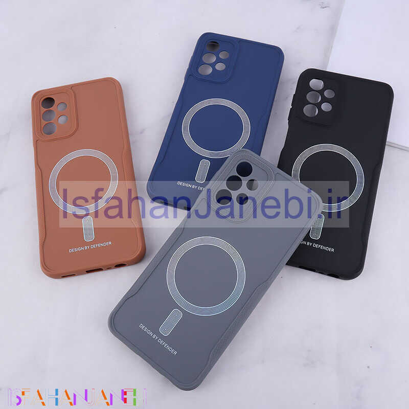 اصفهان جانبی-قاب ژله ای Design By Defender سامسونگ Galaxy A13 4G طرح مگ سیف محافظ لنزدار