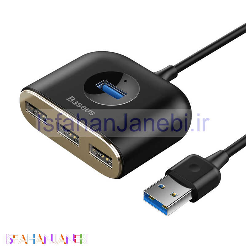 اصفهان جانبی-هاب 4 پورت USB 3.0 باسئوس Square Round CAHUB-AY01