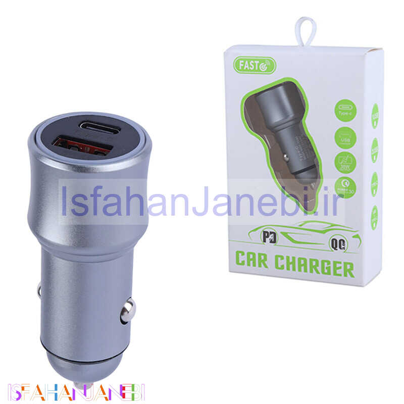 اصفهان جانبی-شارژر فندکی فست شارژ WKN-C084 QC3.0 PD 3.1A 15.5W