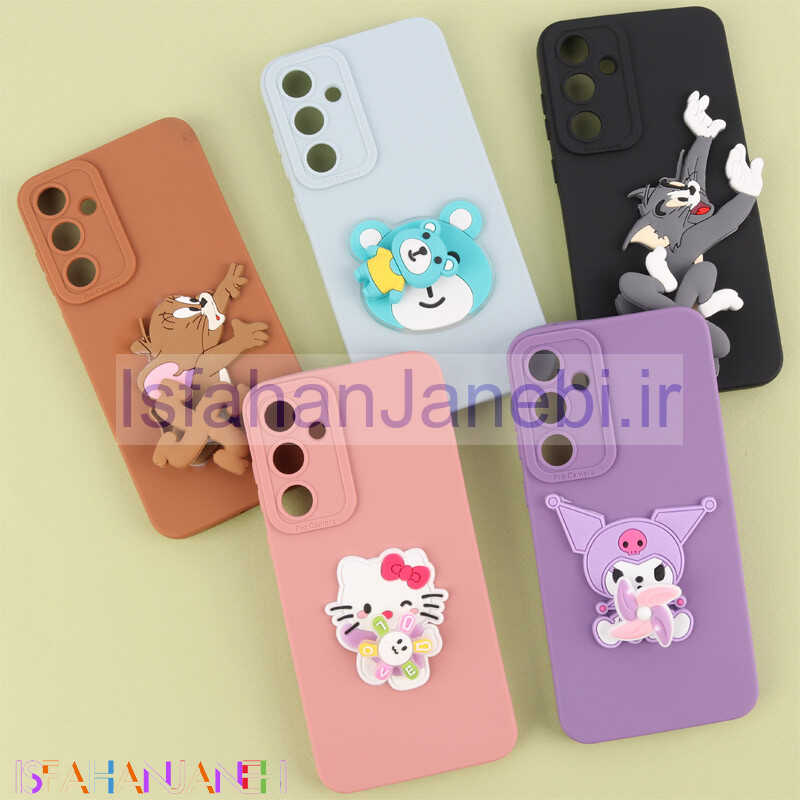 اصفهان جانبی-قاب سیلیکونی اسپینردار محافظ لنزدار سامسونگ Galaxy A55