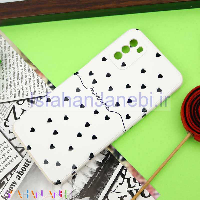 اصفهان جانبی-قاب سیلیکونی محافظ لنزدار طرح قلب Xiaomi Poco M3