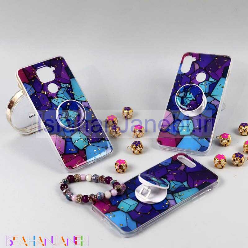 اصفهان جانبی-قاب رنگین کمانی پاپ سوکت دار خرچنگی کد7 شیائومی Redmi 9A