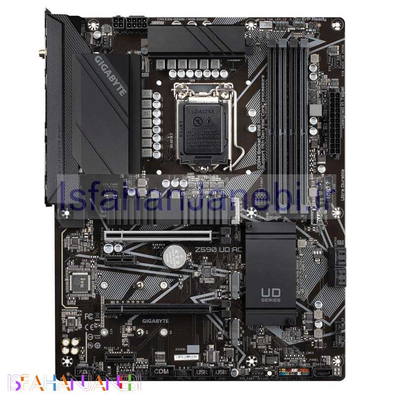 اصفهان جانبی-مادربرد گیگابایت Z590 UD AC rev. 1.0 DDR4