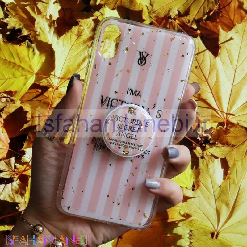 اصفهان جانبی-قاب رنگین کمانی پاپ سوکت دار خرچنگی کد1 آیفون iPhone XS Max