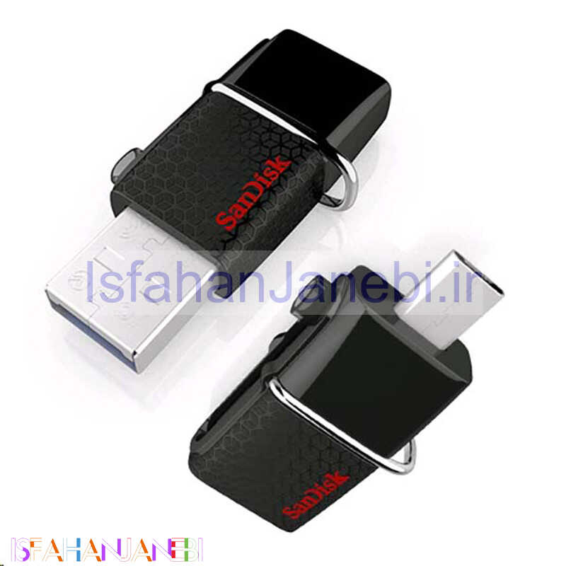اصفهان جانبی-فلش 64 گیگ سن دیسک SanDisk Ultra Dual USB3.0 OTG