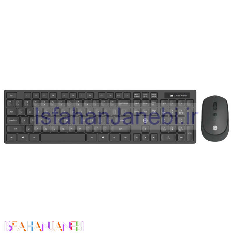 اصفهان جانبی-کیبورد و موس بی سیم ادول KM005