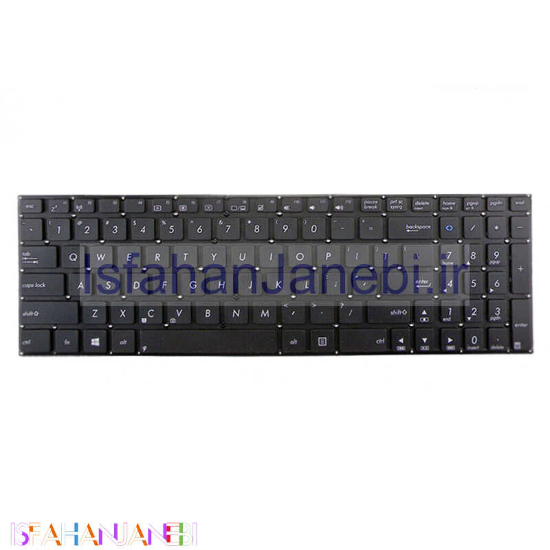اصفهان جانبی-کیبورد لپ تاپ ایسوس Asus X550 بدون فریم مشکی