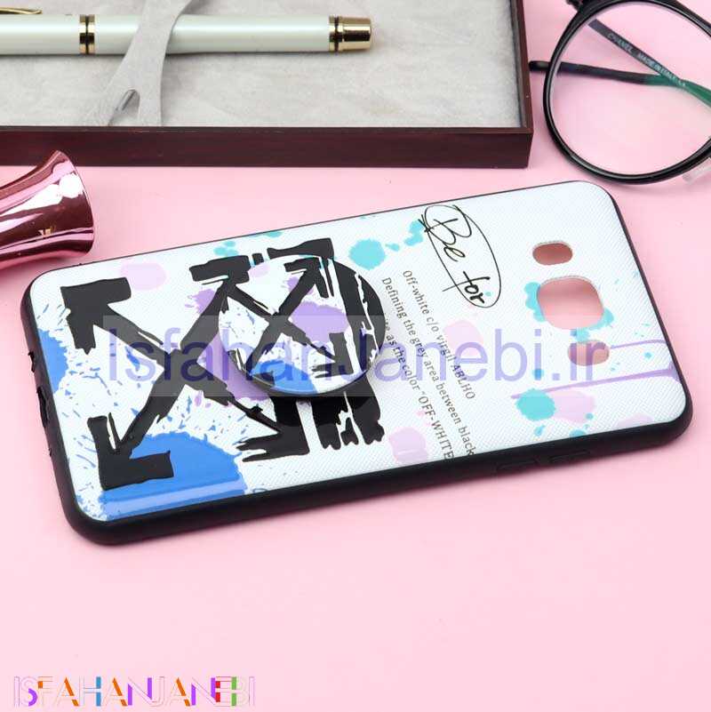 اصفهان جانبی-قاب فانتزی برجسته + پاپ سوکت کد17 سامسونگ J7 2016