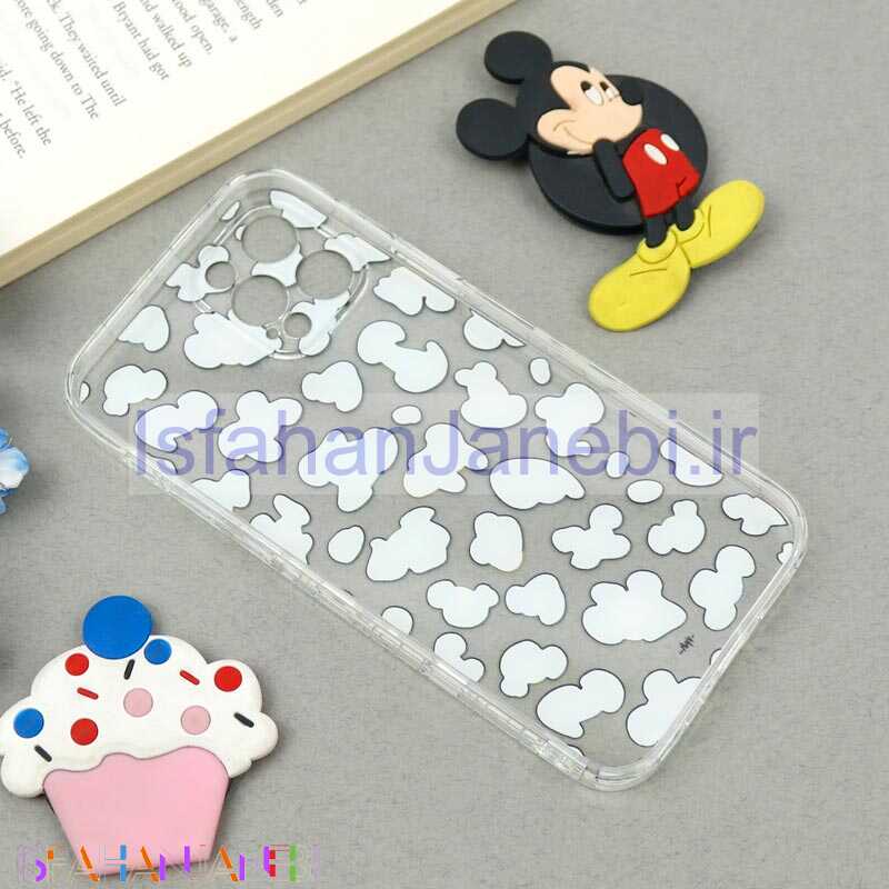 اصفهان جانبی-قاب ژله ای شفاف طرحدار پلنگی iPhone 12 Pro
