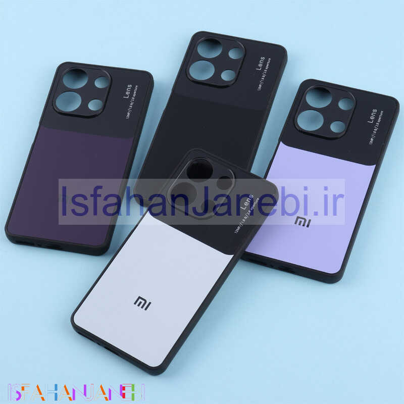 اصفهان جانبی-قاب PVD دو رنگ محافظ لنزدار Xiaomi Redmi Note 13 4G