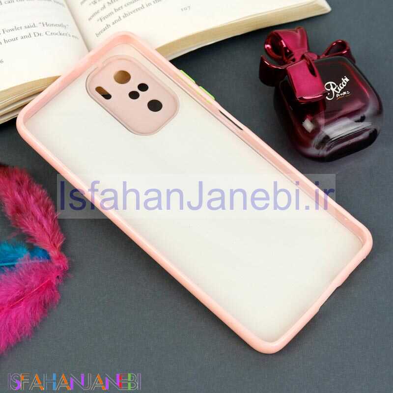 اصفهان جانبی-قاب اکلیلی Xiaomi Redmi Note 10 صورتی