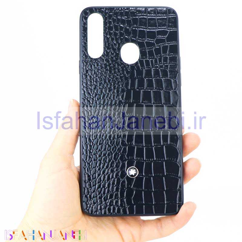 اصفهان جانبی-قاب چرمی Mont Blanc سامسونگ A20s مشکی