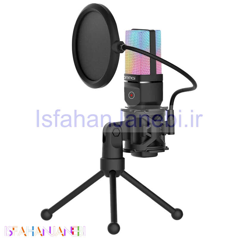 اصفهان جانبی-میکروفون رومیزی کندانسور Yanmai SF-777W RGB