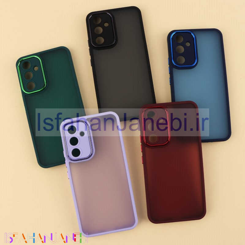 اصفهان جانبی-قاب PC سامسونگ Galaxy A54 متال ایرون پشت مات محافظ لنزدار