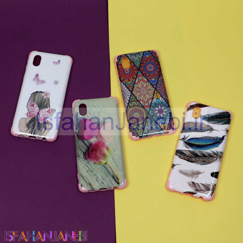 اصفهان جانبی-قاب فانتزی برجسته اکلیلی صورتی سامسونگ A01 Core