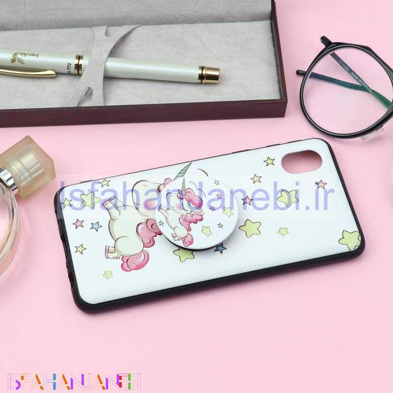 اصفهان جانبی-قاب فانتزی برجسته + پاپ سوکت کد7 سامسونگ A01 Core